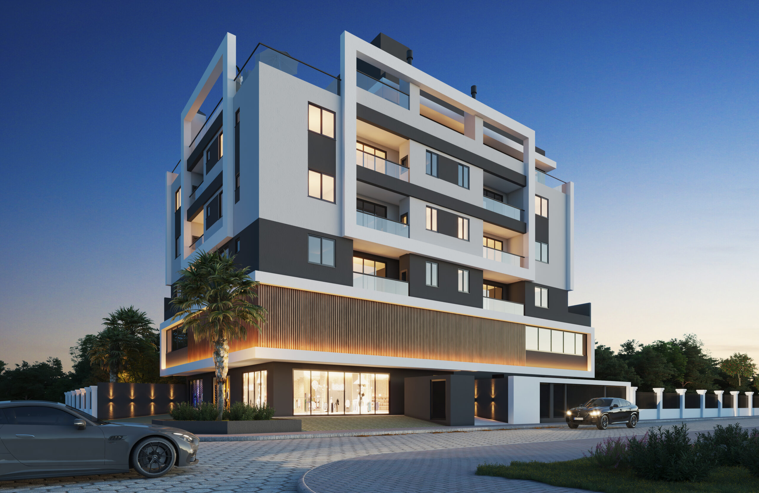 Fachada do Martendal Residence, empreendimento da JM Construtora em Bombinhas